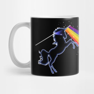 Unicorn Side of the Moon Prism Rainbow Mug